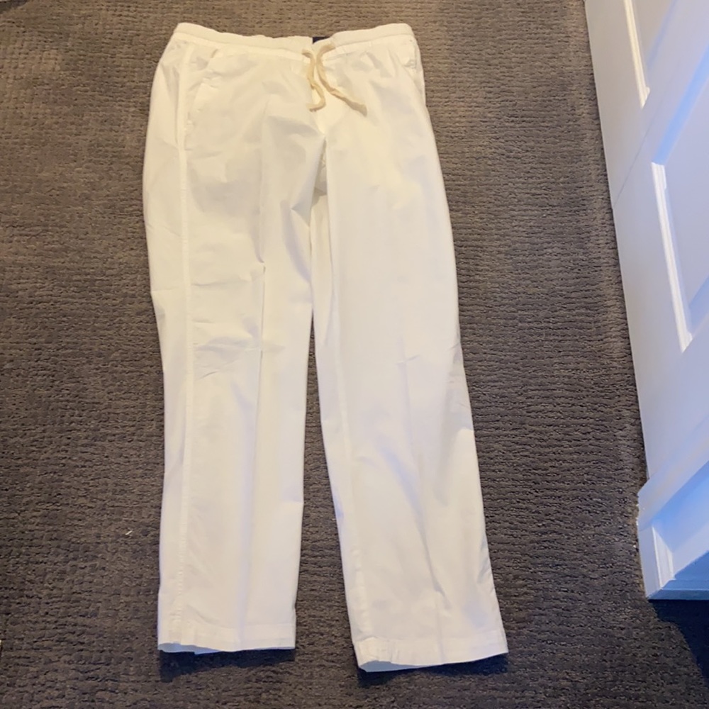 NWT Charleston Threads Women’s White Flowy Pants L